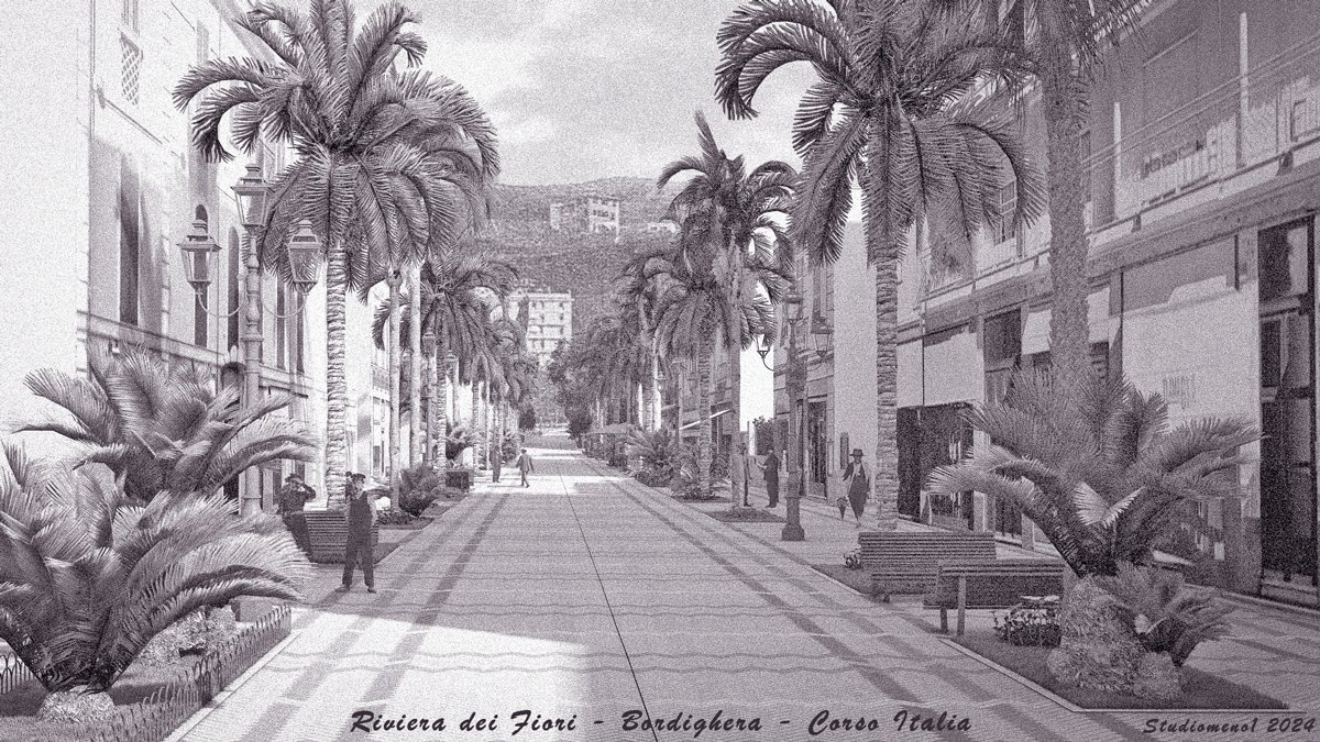 Progetto di riqualificazione di Corso Italia a Bordighera, tratto tra Via Vittorio Emanuele II e Corso Europa 